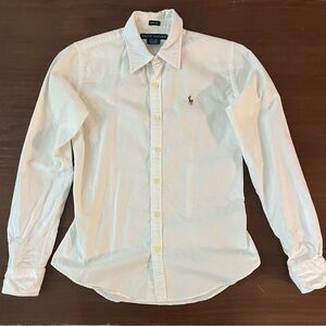 Ralph Lauren slim fit womens button down- size 4